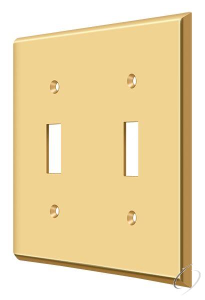 SWP4761CR003 Switch Plate; Double Standard; Lifetime Brass Finish