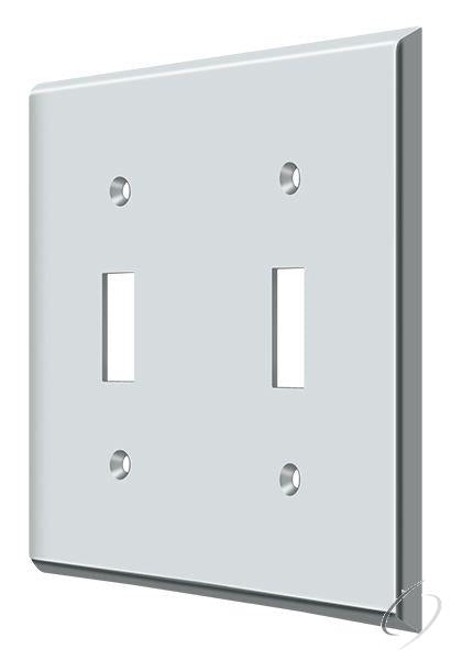 SWP4761U26 Switch Plate; Double Standard; Bright Chrome Finish