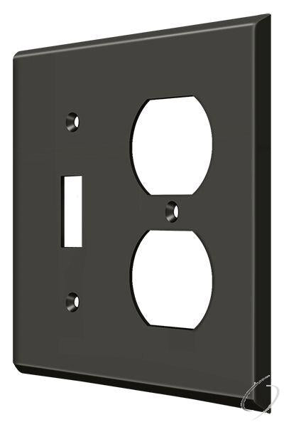 SWP4762U10B Switch Plate; Single Switch/Double Outlet; Oil Rubbed Bronze Finish