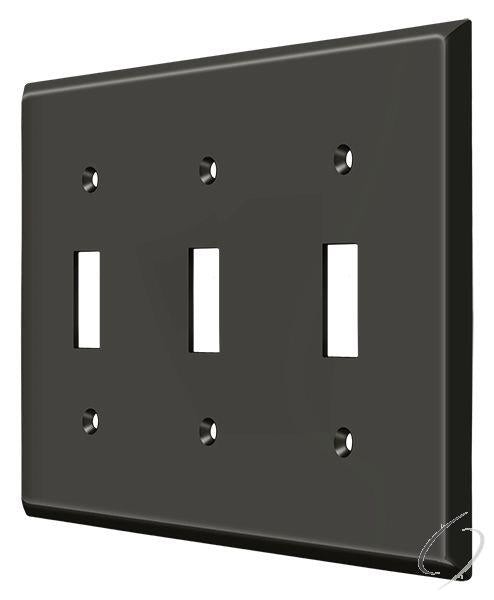 SWP4763U10B Switch Plate; Triple Standard; Oil Rubbed Bronze Finish