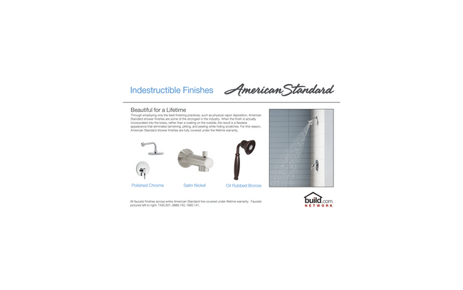 T212730.295 - Hampton Shower Trim Package with Single Function Shower Head