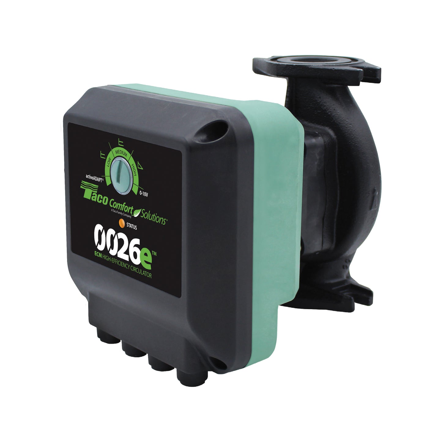 0026e - ECM High-Efficiency Circulator - Cast Iron 50 GPM - Rotated Flanges