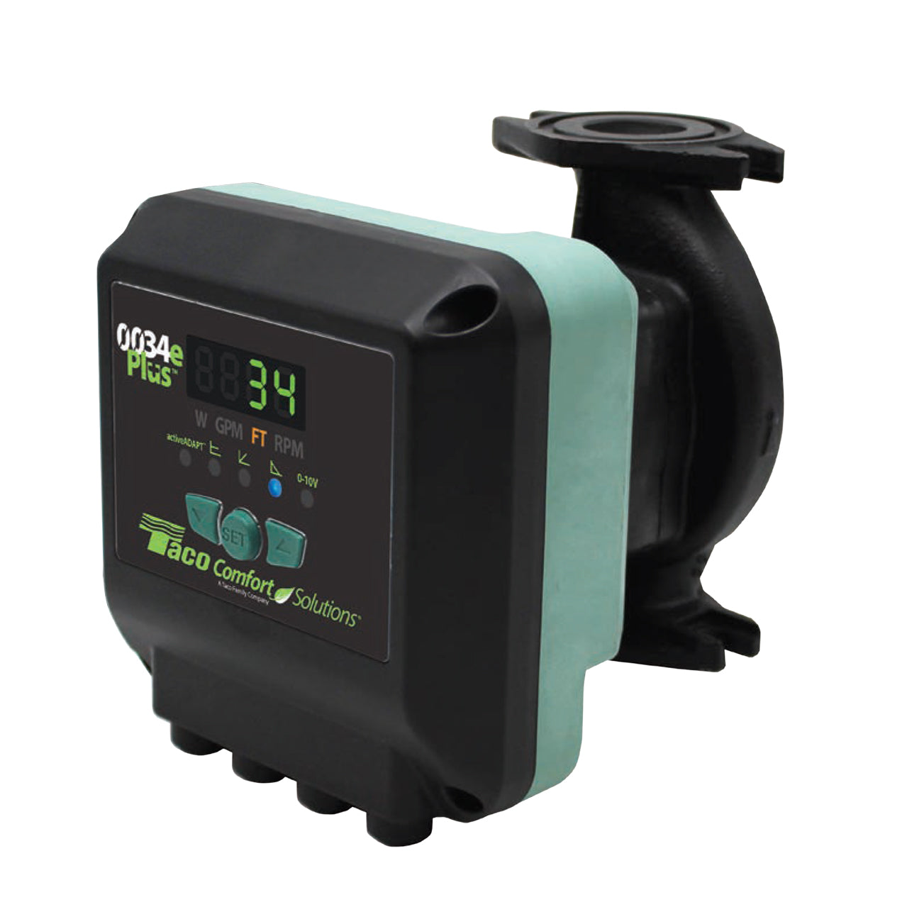 0034ePlus - ECM High-Efficiency Circulator - Cast Iron - 50 GPM - Rotated Flange