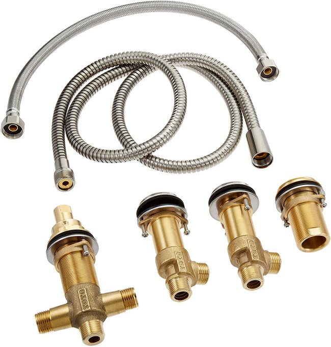 Toto TBN01202U#BN - Four-Hole Roman Tub Filler Rough-In Valve- Brushed Nickel