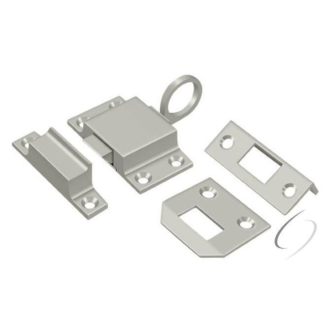 TC80U15 Transom Catch; Satin Nickel Finish