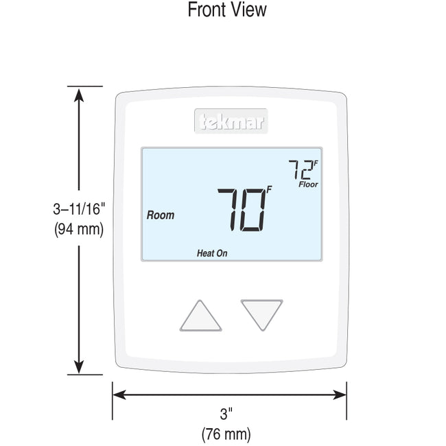 532 - Hydronic System Thermostat - One Stage Heat