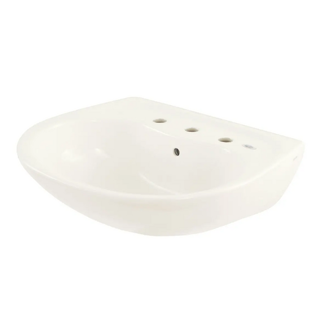 Toto LT241.8G#11 - Supreme 22-7/8" Wall Mounted Bathroom Sink with 3 Faucet Holes Drilled, Overflow
