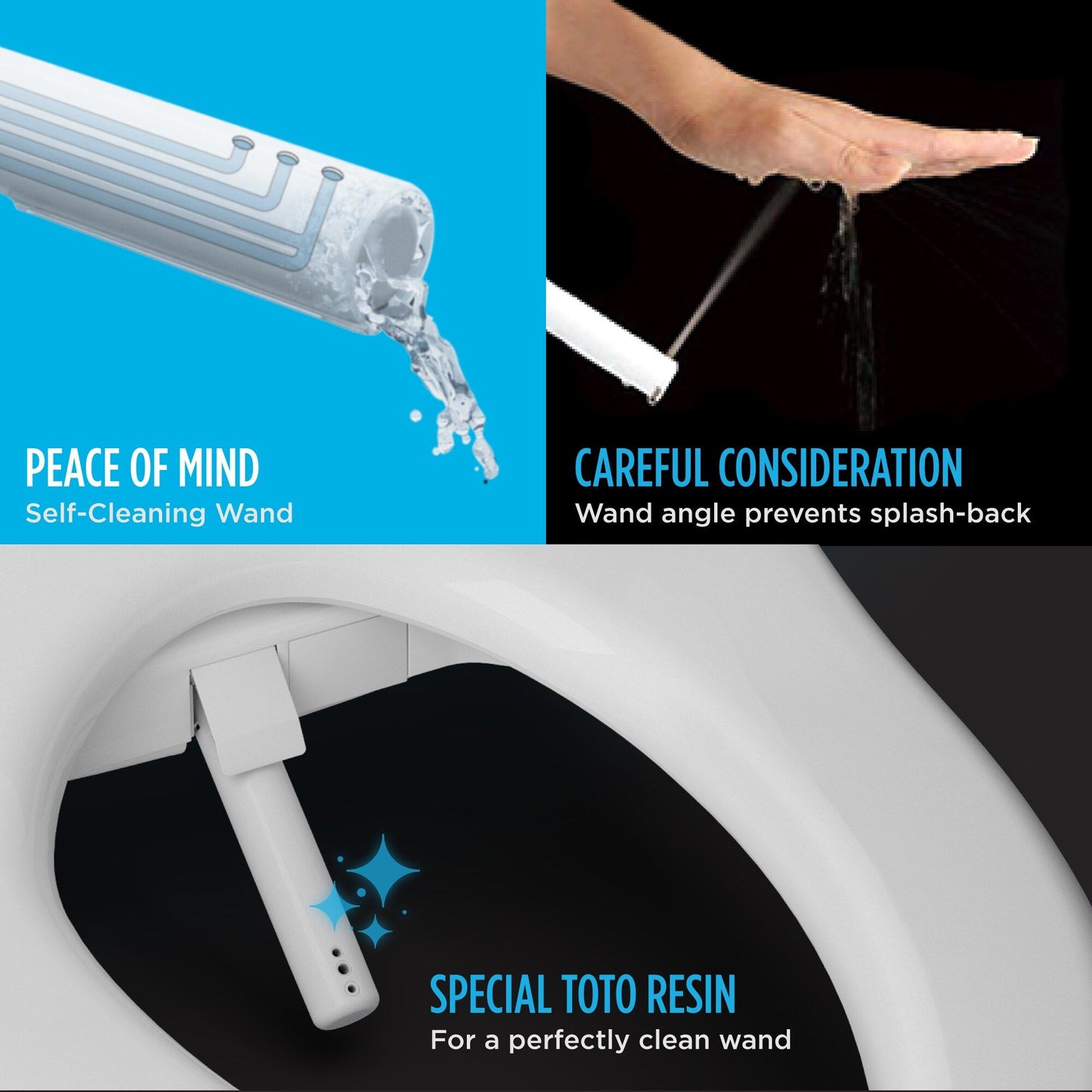 WASHLET S573 Round Bidet Toilet Seat in Sedona Beige