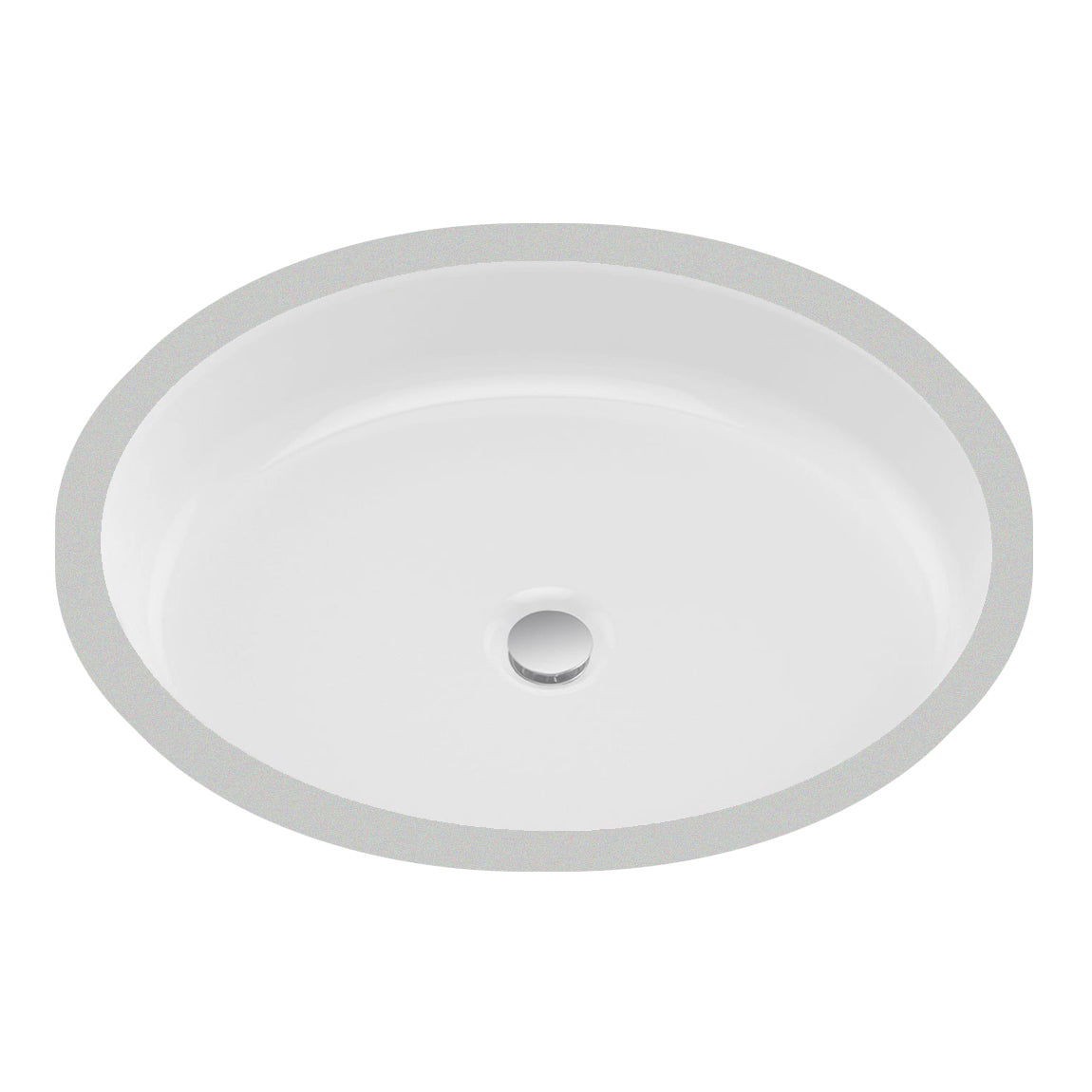 Toto LT233#01 - Atherton Oval Undercounter Lavatory, 19 x 15-Inch- Cotton White