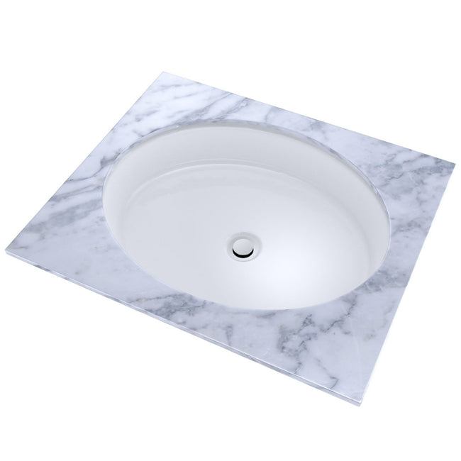 Toto LT233#01 - Atherton Oval Undercounter Lavatory, 19 x 15-Inch- Cotton White