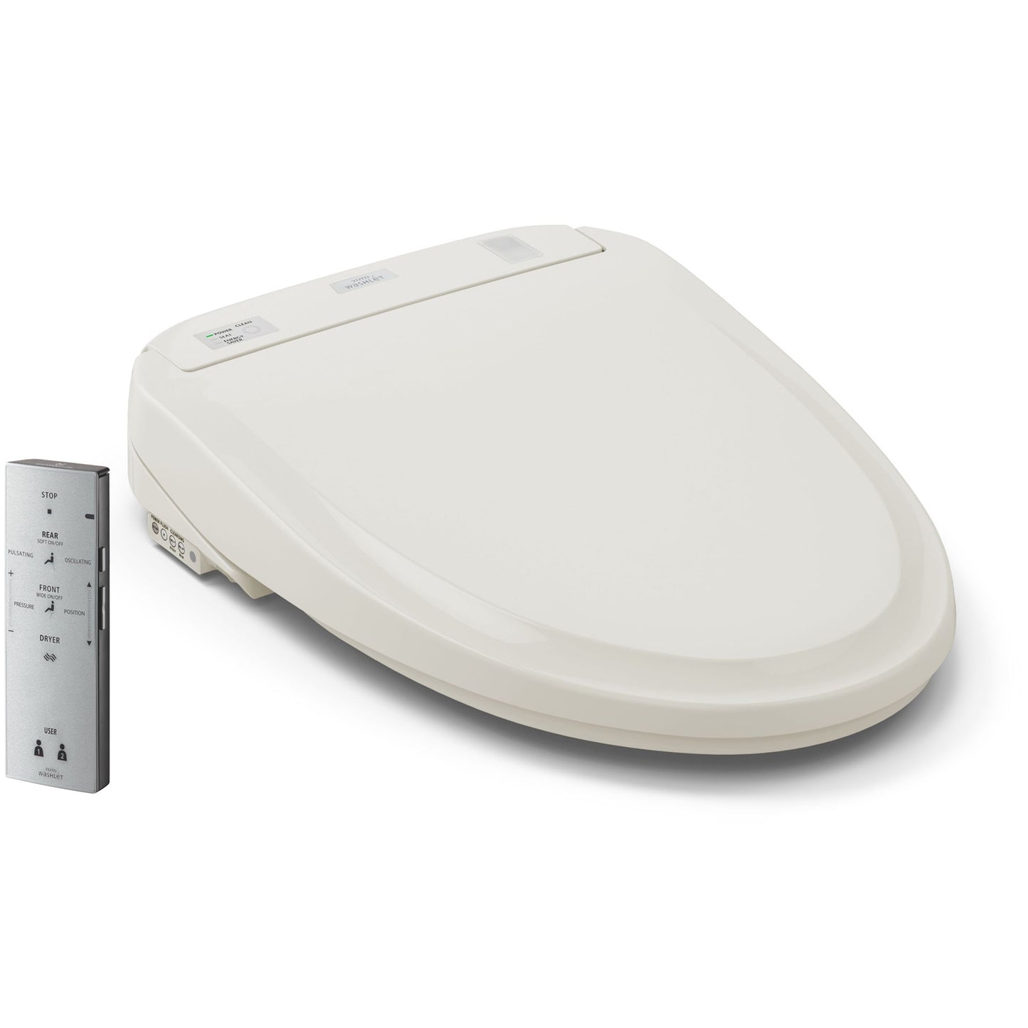 WASHLET S573 Round Bidet Toilet Seat in Sedona Beige