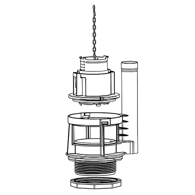 Toto THU443.10B-A - Drain Valve Assembly With Nut For 2Pc N3