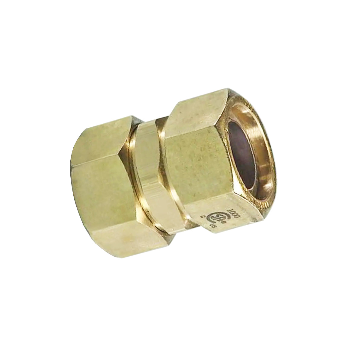 FGP-CPLG-1000 - AutoFlare Brass Coupling for TracPipe and CounterStrike - 1"