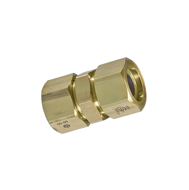 FGP-CPLG-500 - AutoFlare Brass Coupling for TracPipe and CounterStrike - 1/2"