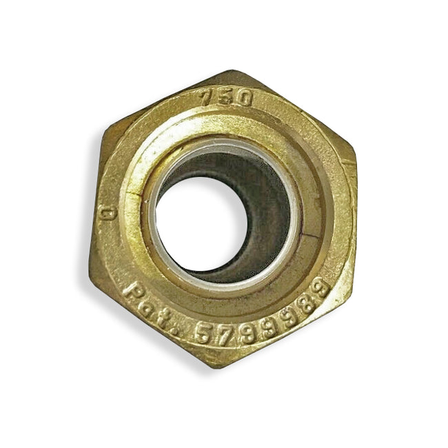 FGP-CPLG-750 - AutoFlare Brass Coupling for TracPipe and CounterStrike - 3/4"