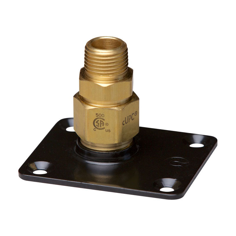 FGP-RFG-500 - AutoFlare Steel Flange Mount for TracPipe CounterStrike - 1/2" MPT