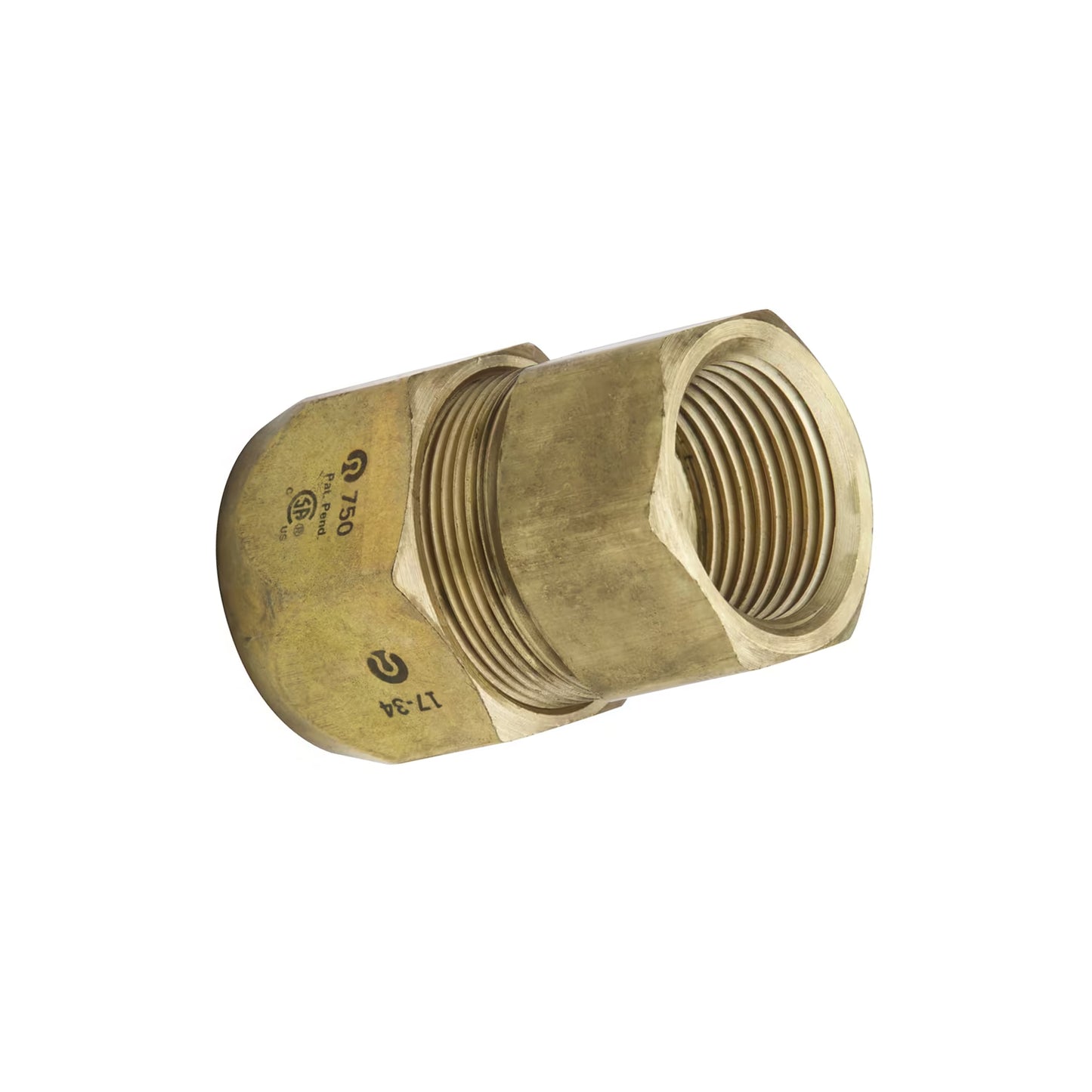 FGP-SFSTF-500 - AutoSnap Female Straight Snap-on Fitting for TracPipe CounterStrike - 1/2" FNPT