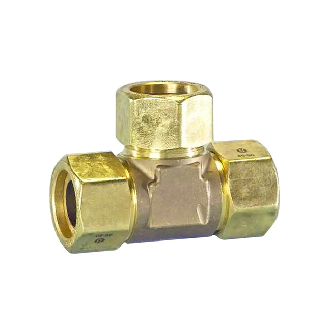 FGP-TF750-T750 - AutoFlare Brass Tee Fitting - 3/4" x 3/4" x 3/4"