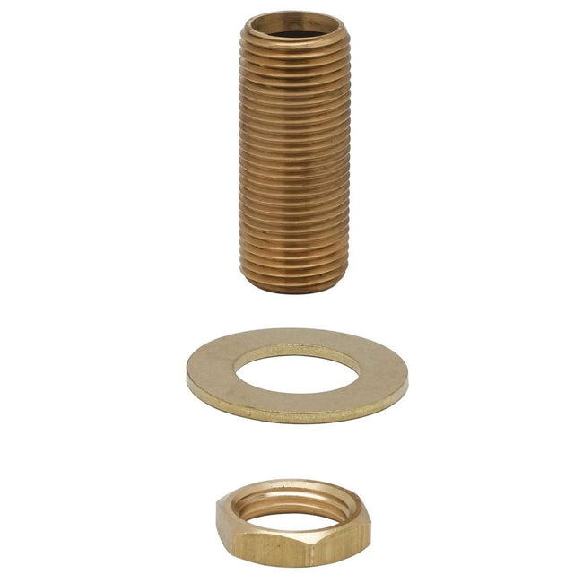 B-0425 - 1/2" x 2" Brass Nipple