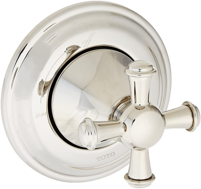 Toto TS220C#PN - Trim Vivian Volume Control Cross Handle- Nickel