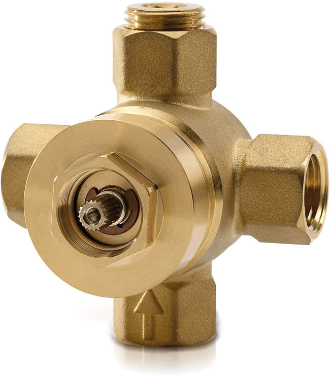 Toto TSMV - Two-Way Diverter Valve with Off, Brass, 0.5 Inch