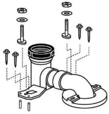 Toto TSU01W.14R - 14" UNIFIT Trapway for Toilets