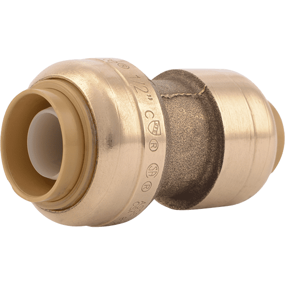 SharkBite U009LF - 3/8" (1/2" OD) x 1/2" Reducing Lead Free Coupling