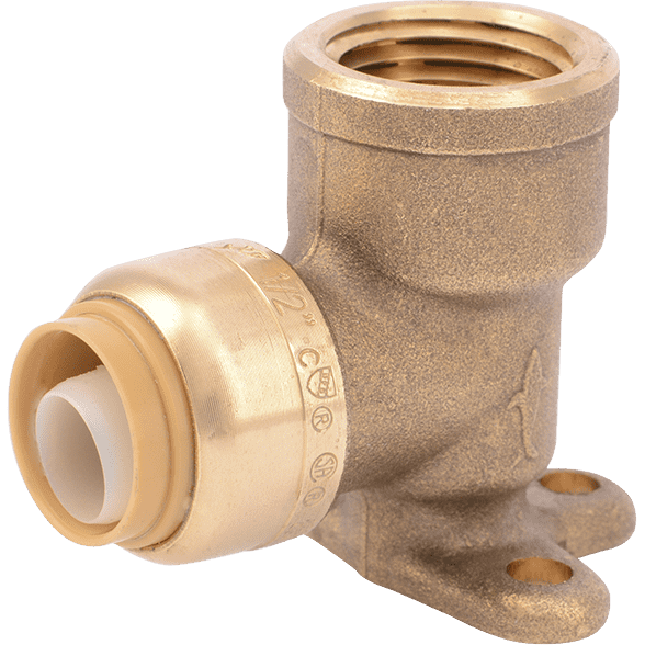 SharkBite U334LF - 1/2" SharkBite x 1/2" FNPT Drop Ear Lead Free Elbow Adapter