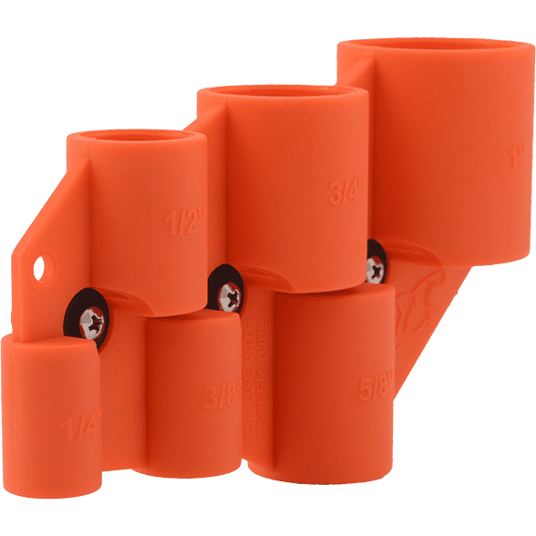 SharkBite U702 - Deburring and Depth Gauge Tool - 1/4" to 1" PEX, Copper and CPVC Pipe