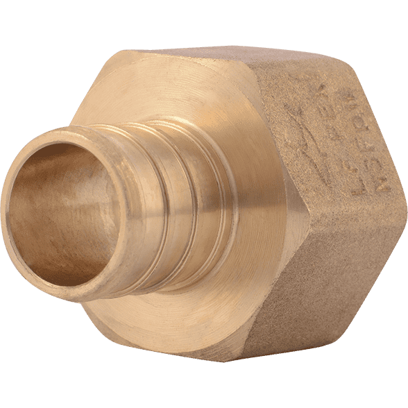 SharkBite UC088LF - 3/4" PEX x 3/4" FNPT Lead Free Brass Adapter