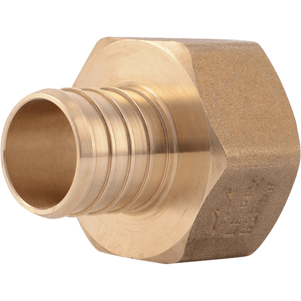 SharkBite UC094LF - 1" PEX x 1" FNPT Lead Free Brass Adapter