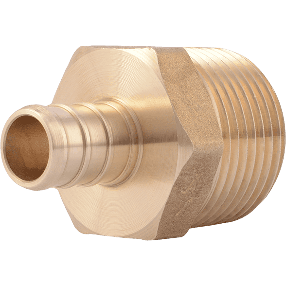SharkBite UC116LF - 1/2" PEX x 3/4" MNPT Lead Free Brass Adapter