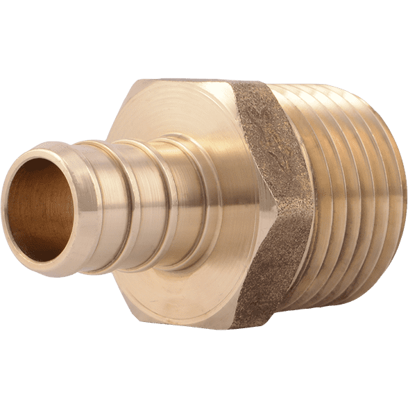SharkBite UC120LF - 1/2" PEX x 1/2" MNPT Lead Free Brass Adapter