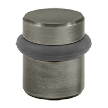 UFB5000BP3 Universal Floor Bumper Blister Pack; 2"; Bright Brass Finish