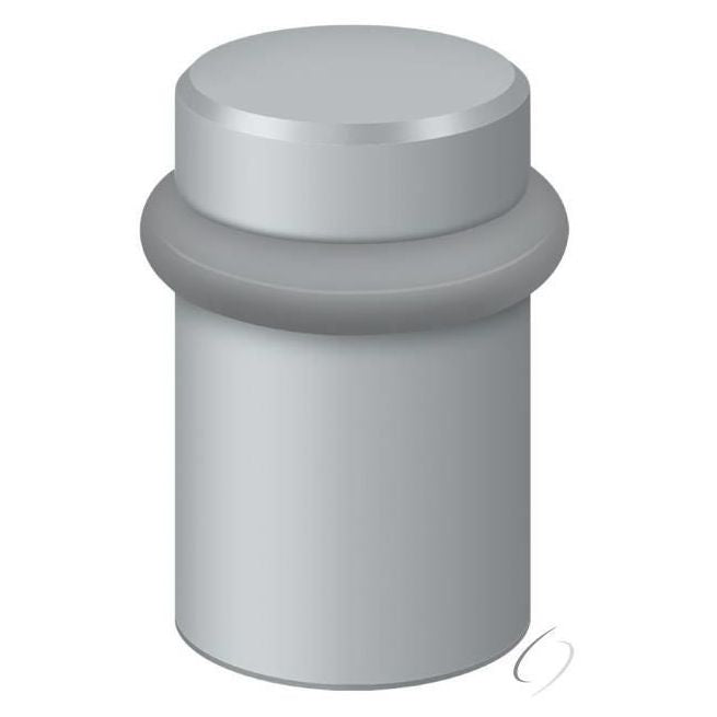 UFB5000U26D Round Universal Floor Bumper 2"; Satin Chrome Finish