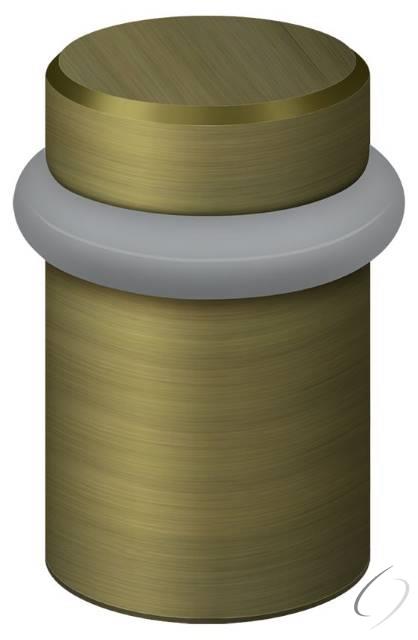 UFB5000U5 Round Universal Floor Bumper 2"; Antique Brass Finish