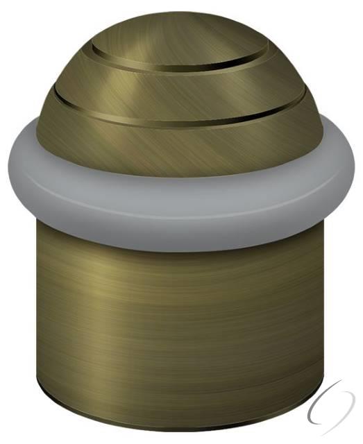 UFBD4505U5 Round Universal Floor Bumper Dome Cap 1-1/2"; Antique Brass Finish