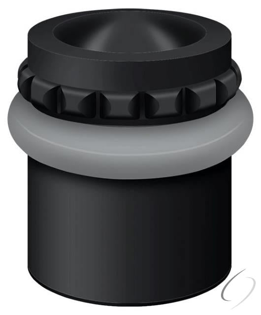 UFBP4505U19 Round Universal Floor Bumper Pattern Cap 1-1/2"; Black Finish