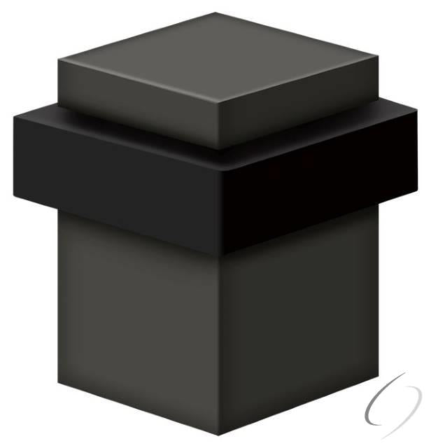 UFBS25U10B 2-1/2" Square Universal Floor Bumper Oil Rubbed Bronze Finish