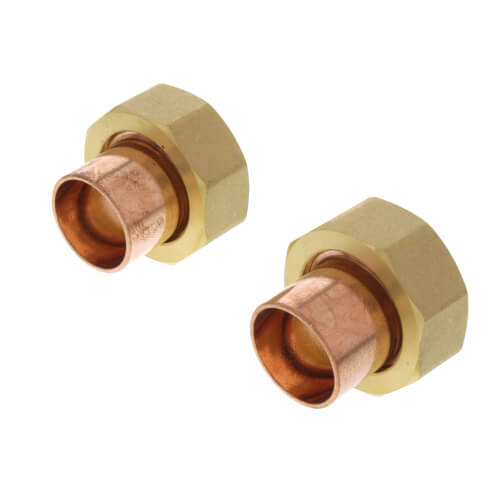 Taco UFS-075S - 3/4" Union Sweat Fittings (Pack of 2)