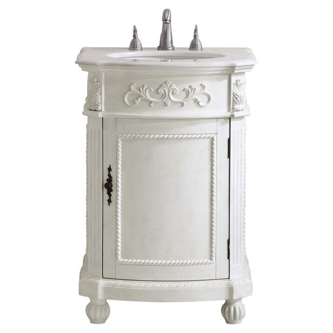 VF-1010 24" Single Bathroom Vanity Set in Antique White