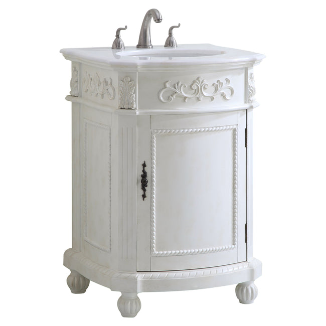 VF-1010 24" Single Bathroom Vanity Set in Antique White