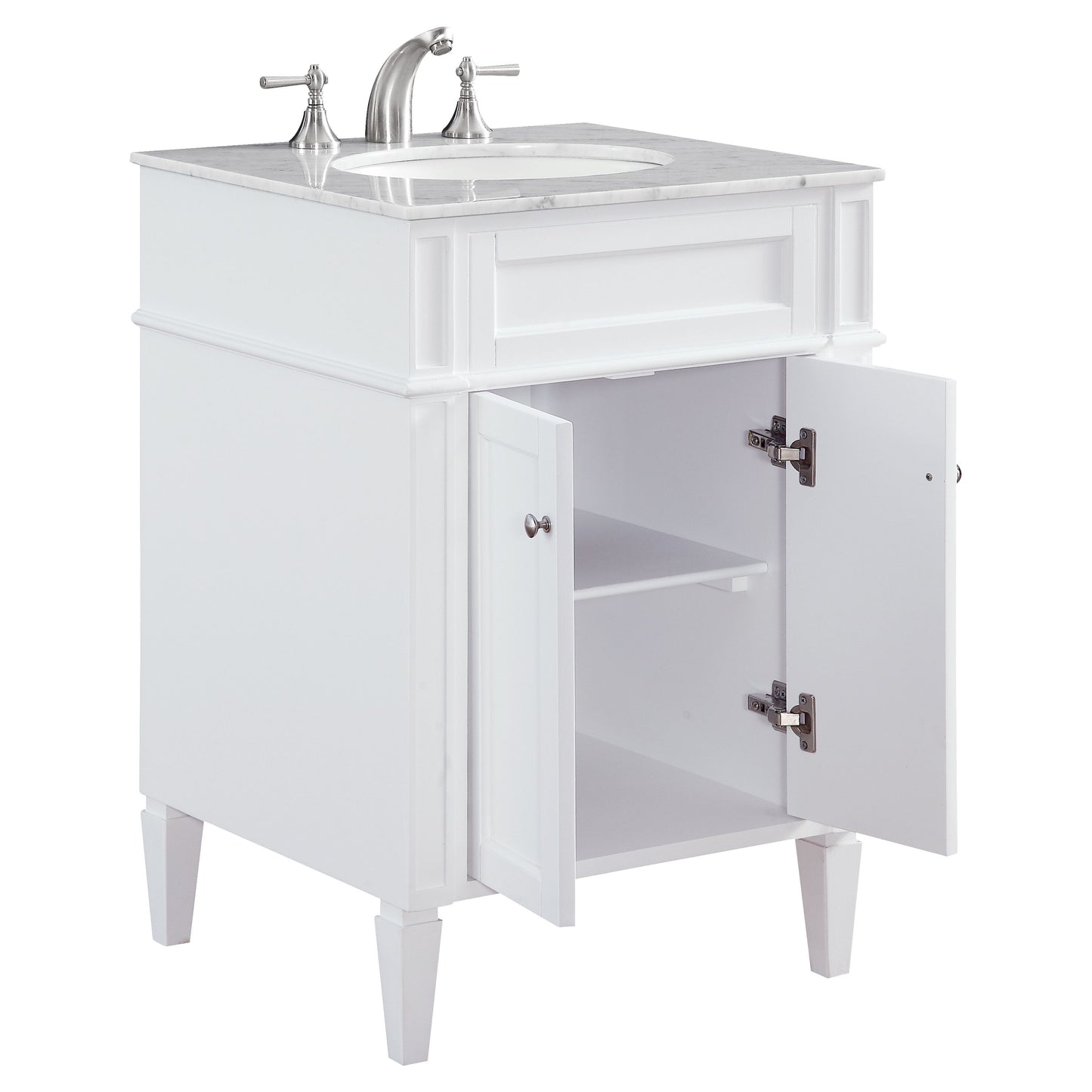 VF-1026 24" Single Bathroom Vanity Set in White