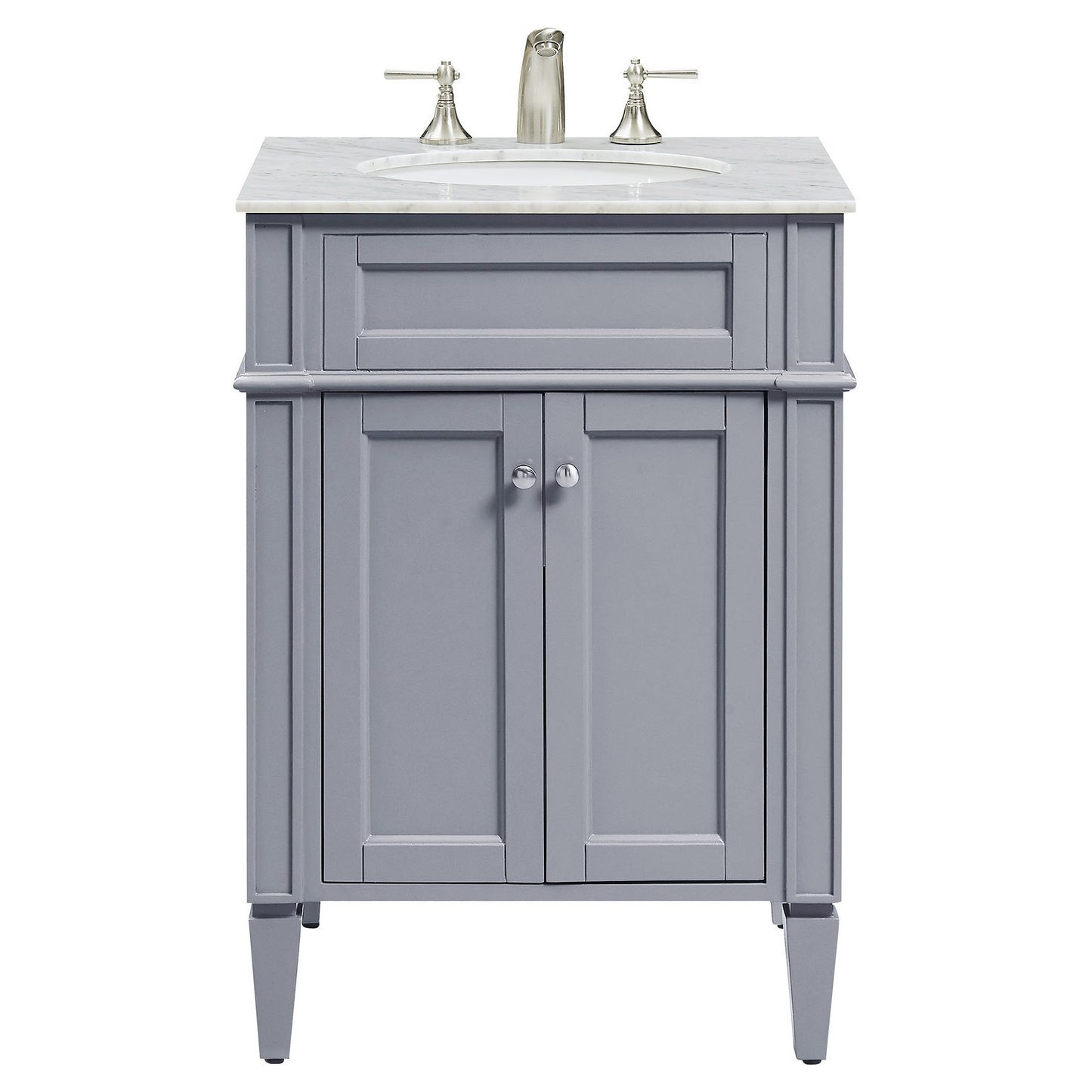 VF-1027 24" Single Bathroom Vanity Set in Grey