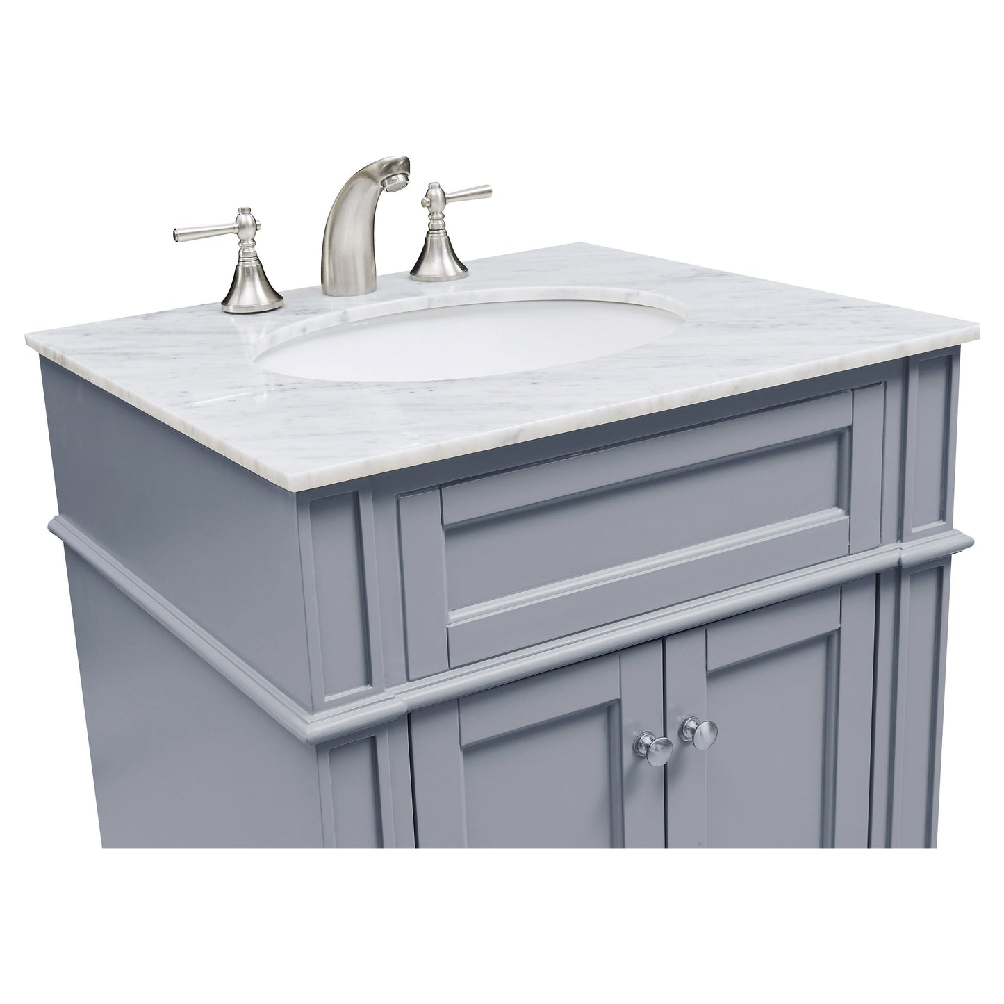 VF-1027 24" Single Bathroom Vanity Set in Grey