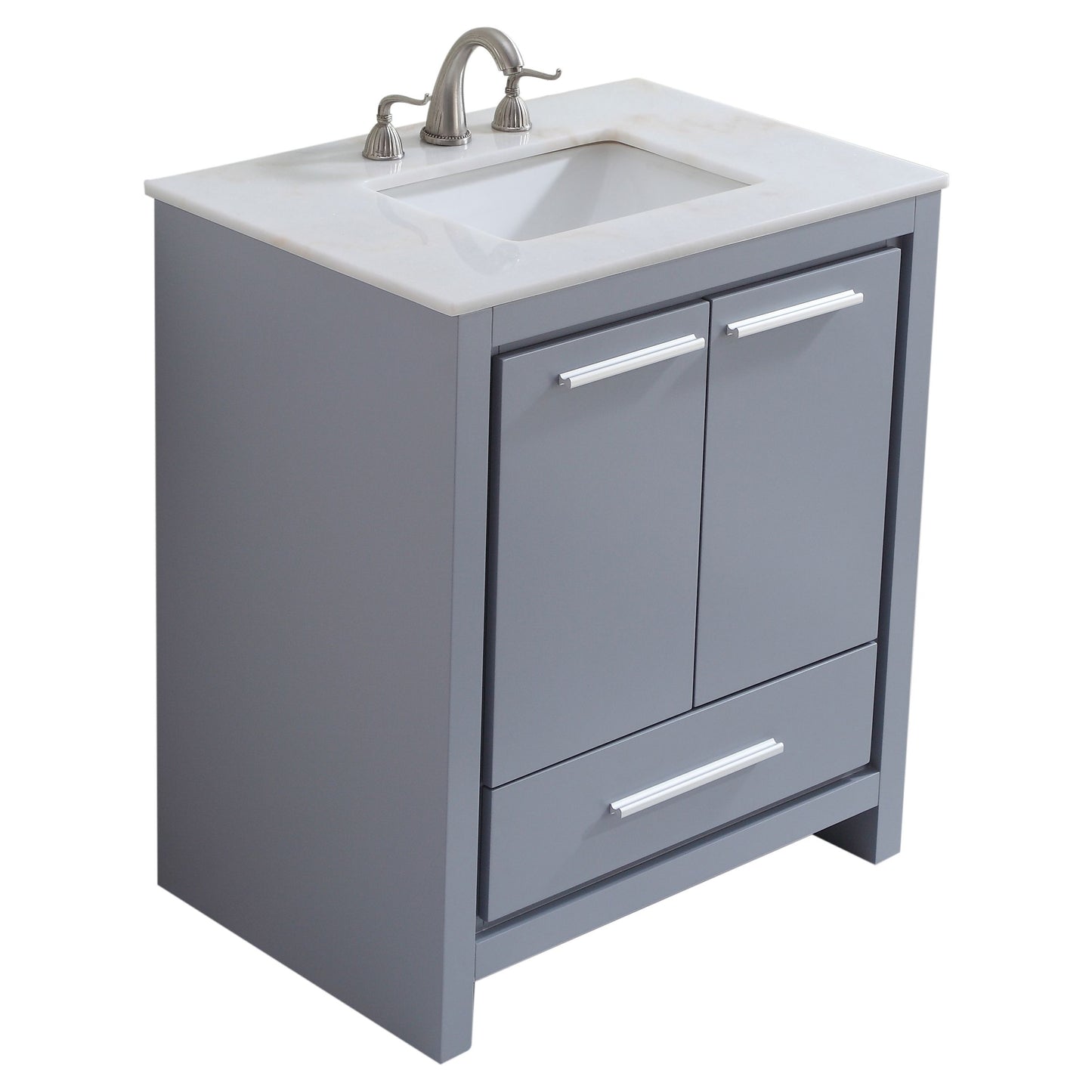 VF-1028 30" Single Bathroom Vanity Set in Grey