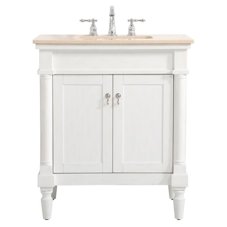 VF-1030AW 30" Single Bathroom Vanity in Antique White