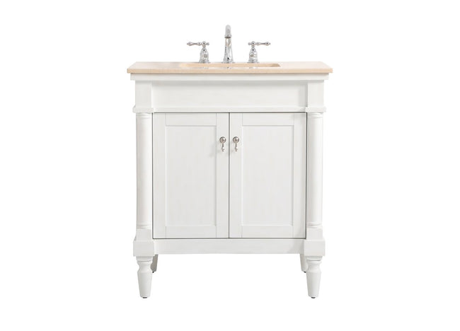 VF-1030AW 30" Single Bathroom Vanity in Antique White