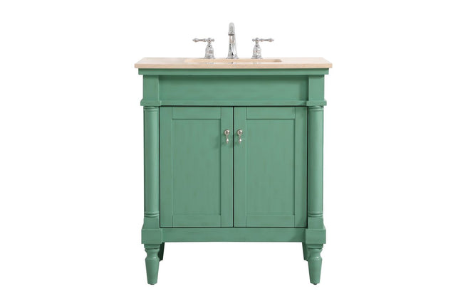 VF-1030VM 30" Single Bathroom Vanity in Vintage Mint