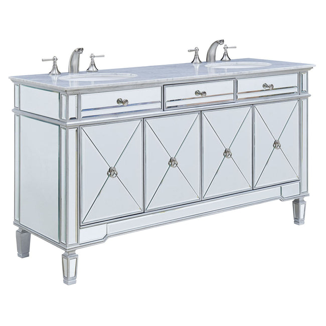 VF-1102 60" Double Bathroom Vanity